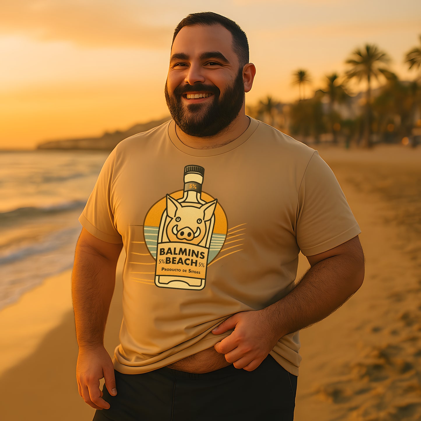 Balmins Beach Producto de Sitges T-Shirt Pocket Bears Apparel × Dandy