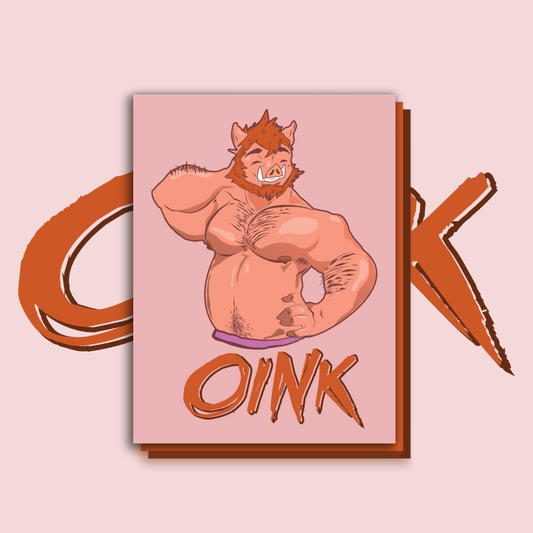Pig Oink Poster