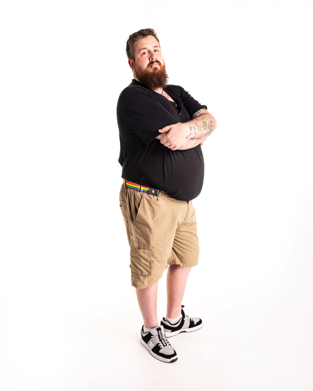 Pride Flag Buckle-Free Belt