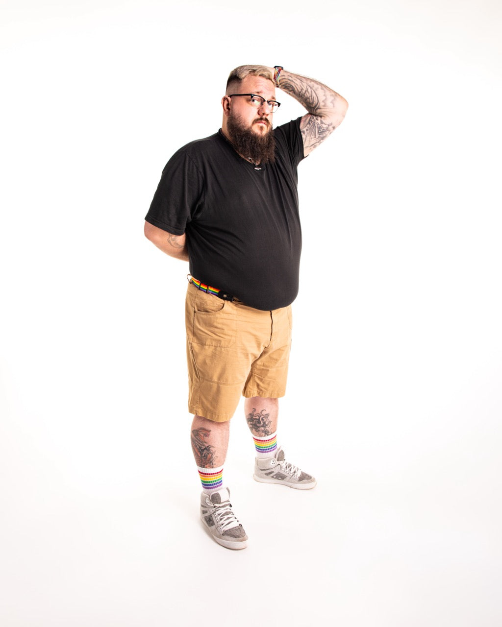 Pride Flag Buckle-Free Belt