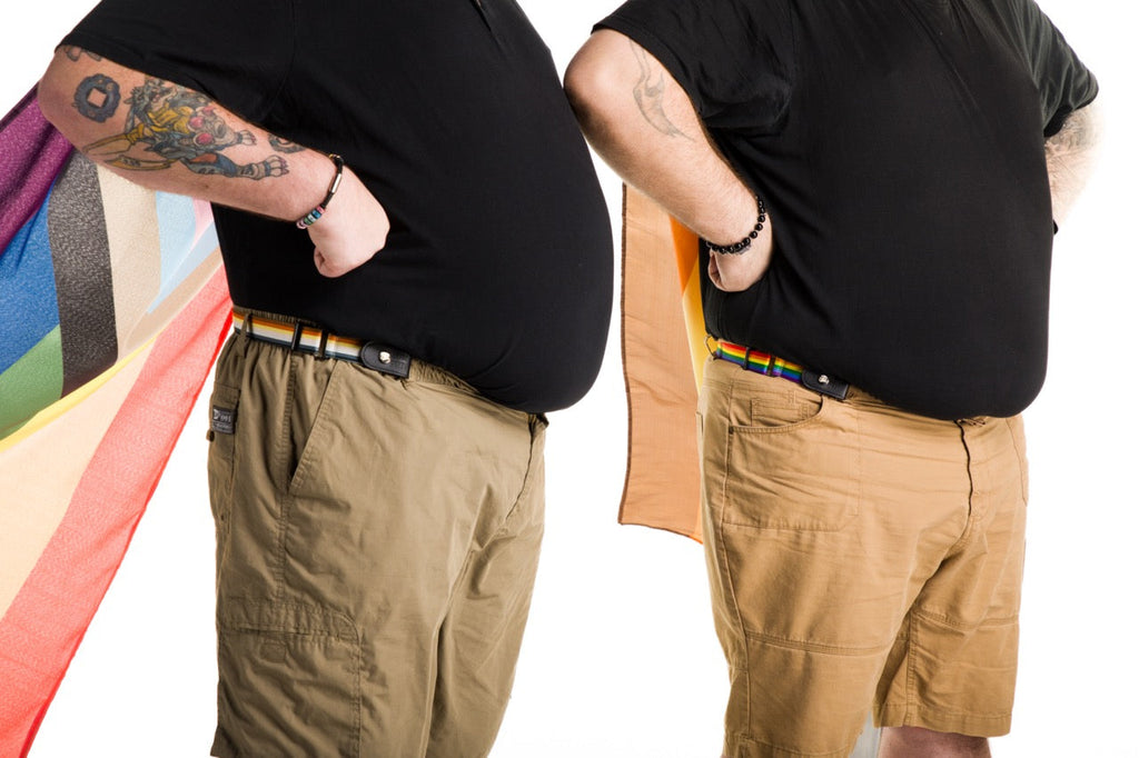 Pride Flag Buckle-Free Belt