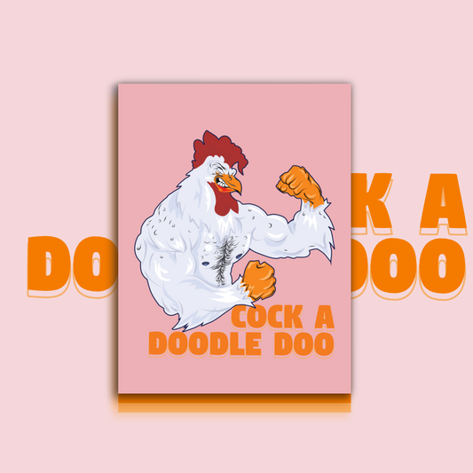Rooster Cock a Doodle Doo Poster