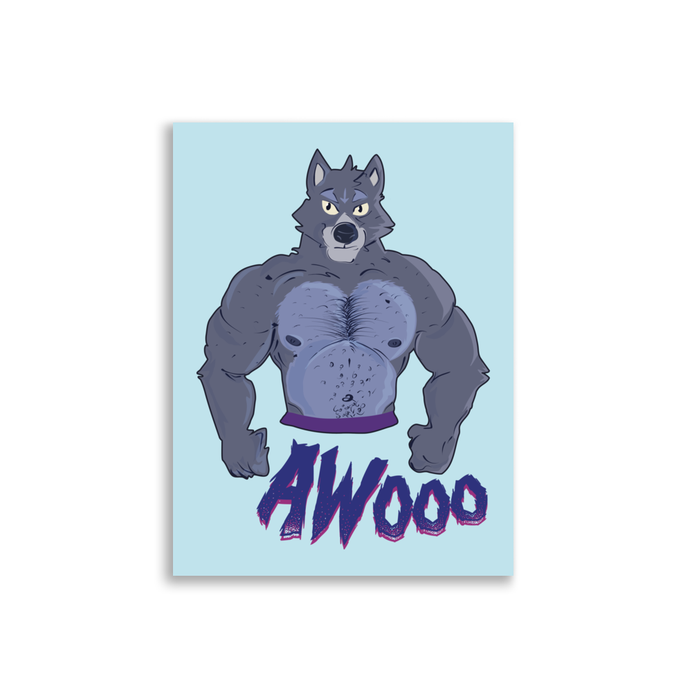 Wolf Awooo Poster