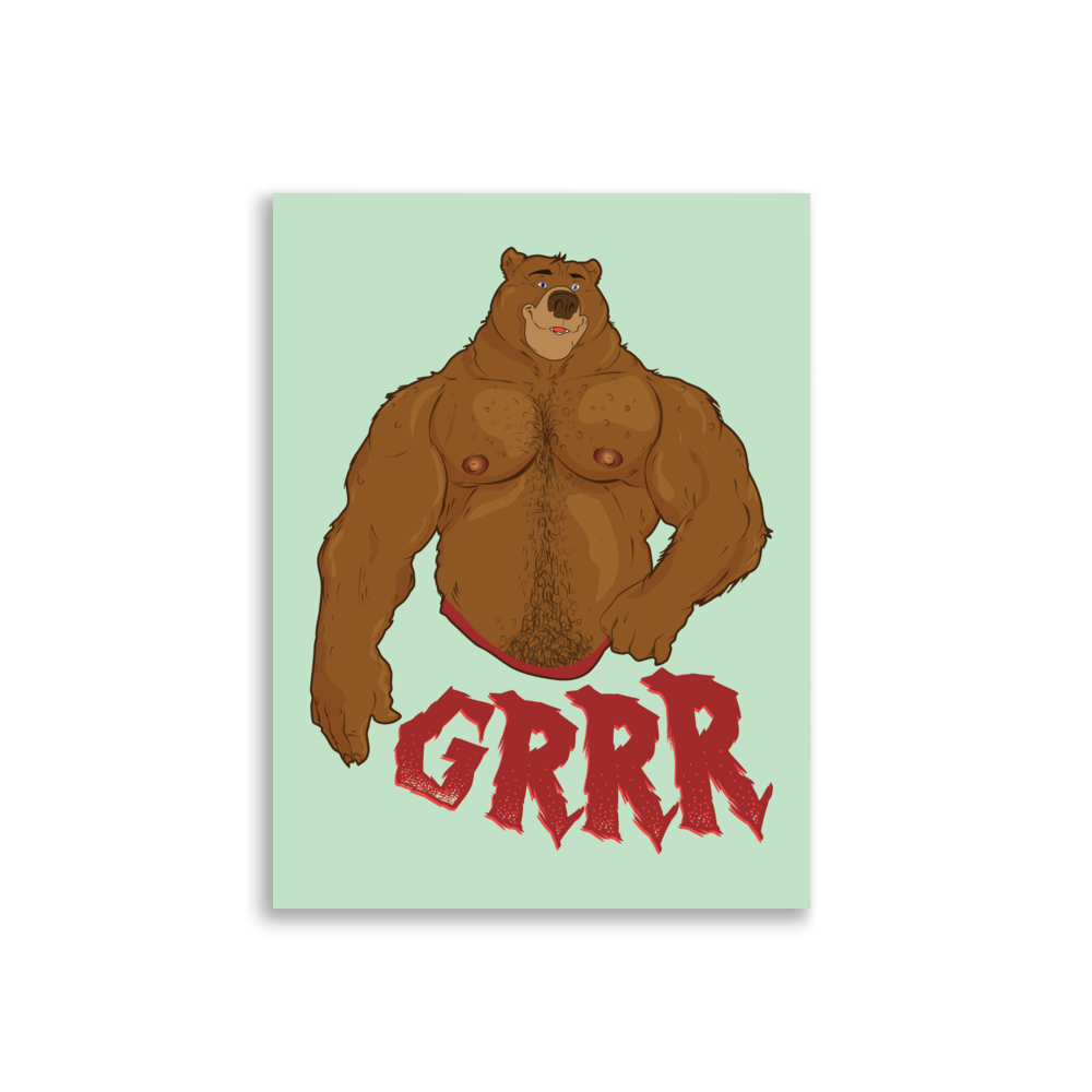 Bear Grrr Poster