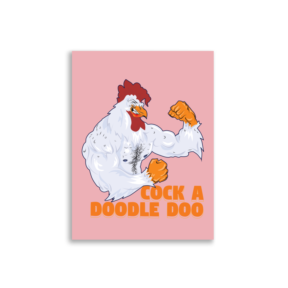 Rooster Cock a Doodle Doo Poster