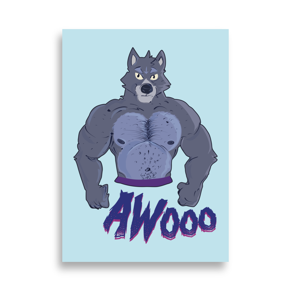 Wolf Awooo Poster