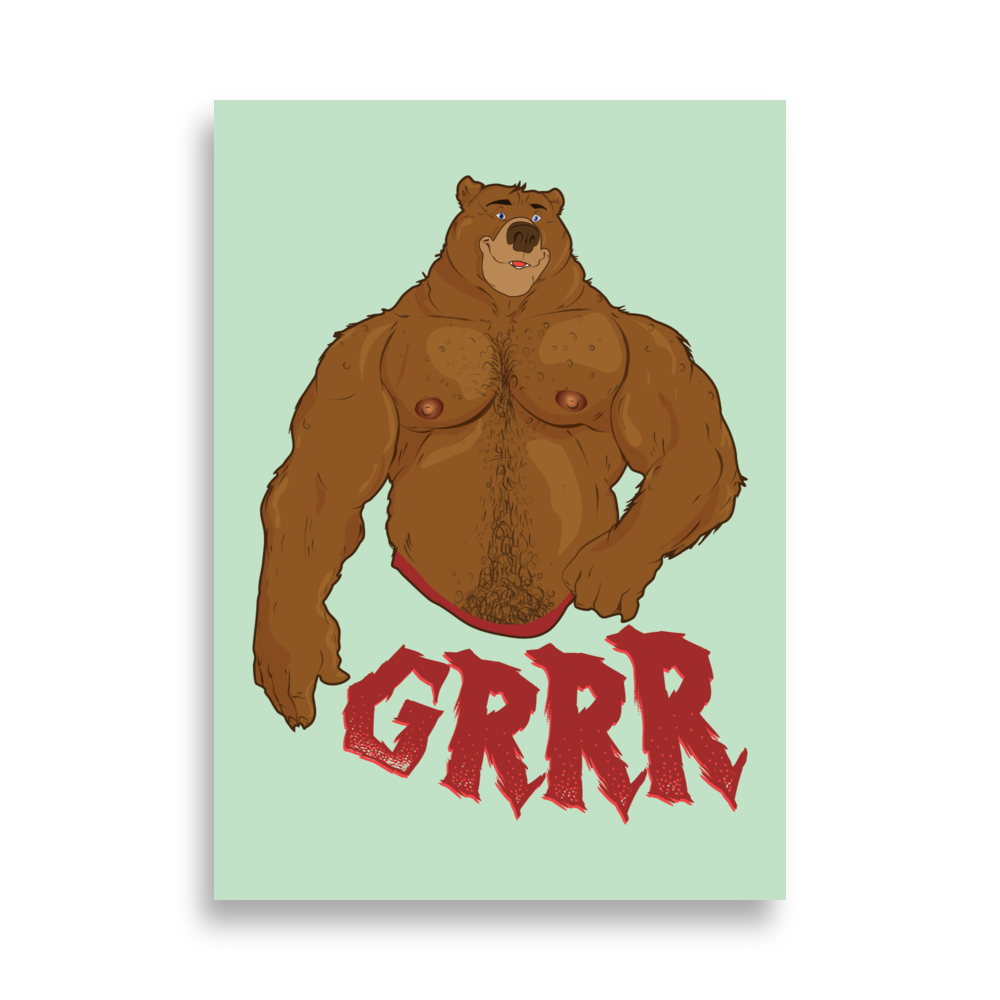 Bear Grrr Poster