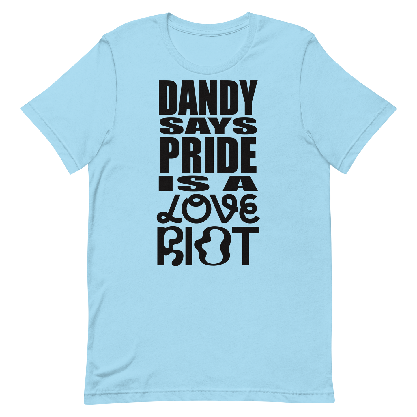 Dandy Says Pride Is A Love Riot T-Shirt × Pocket Bears Apparel