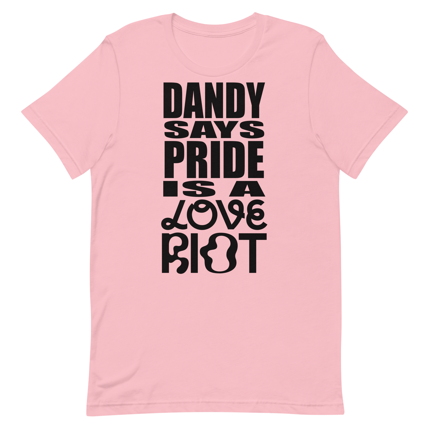 Dandy Says Pride Is A Love Riot T-Shirt × Pocket Bears Apparel