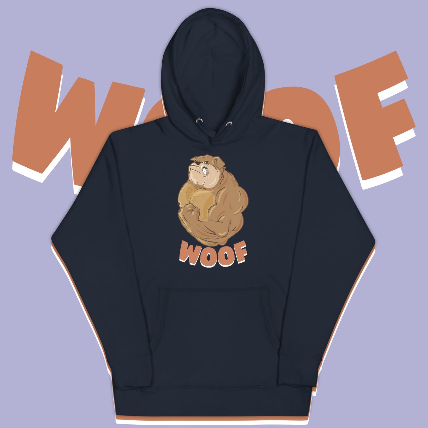 Bulldog Woof Hoodie